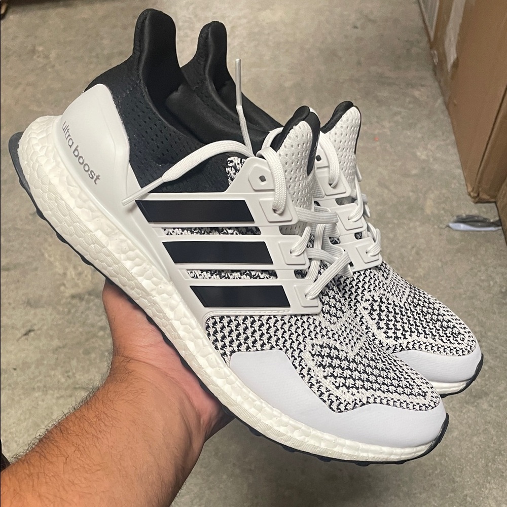 Adidas Ultra Boost 1.0 Knit Black White Sneakers